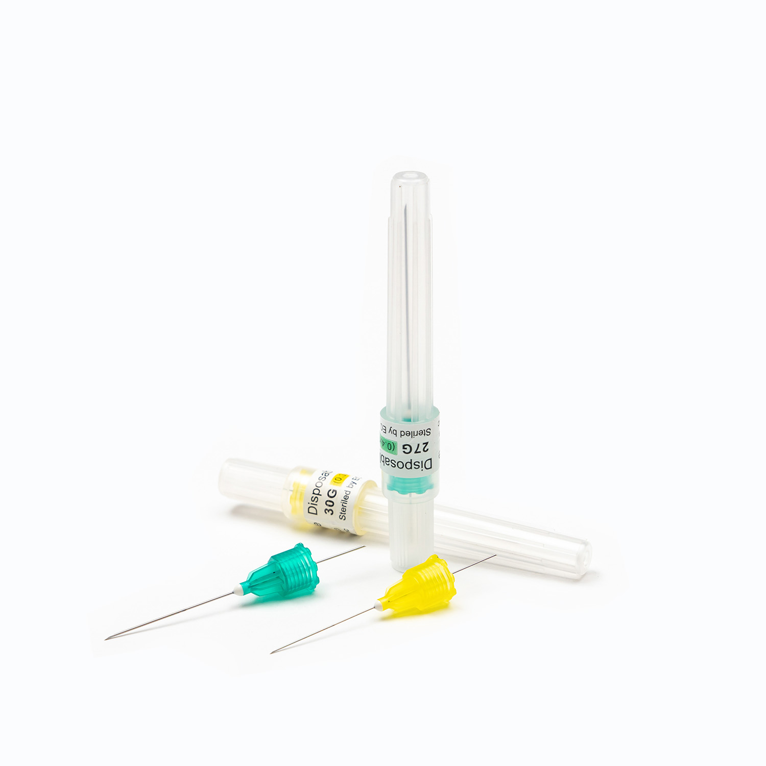 使い捨てプラスチックハブ歯科用針