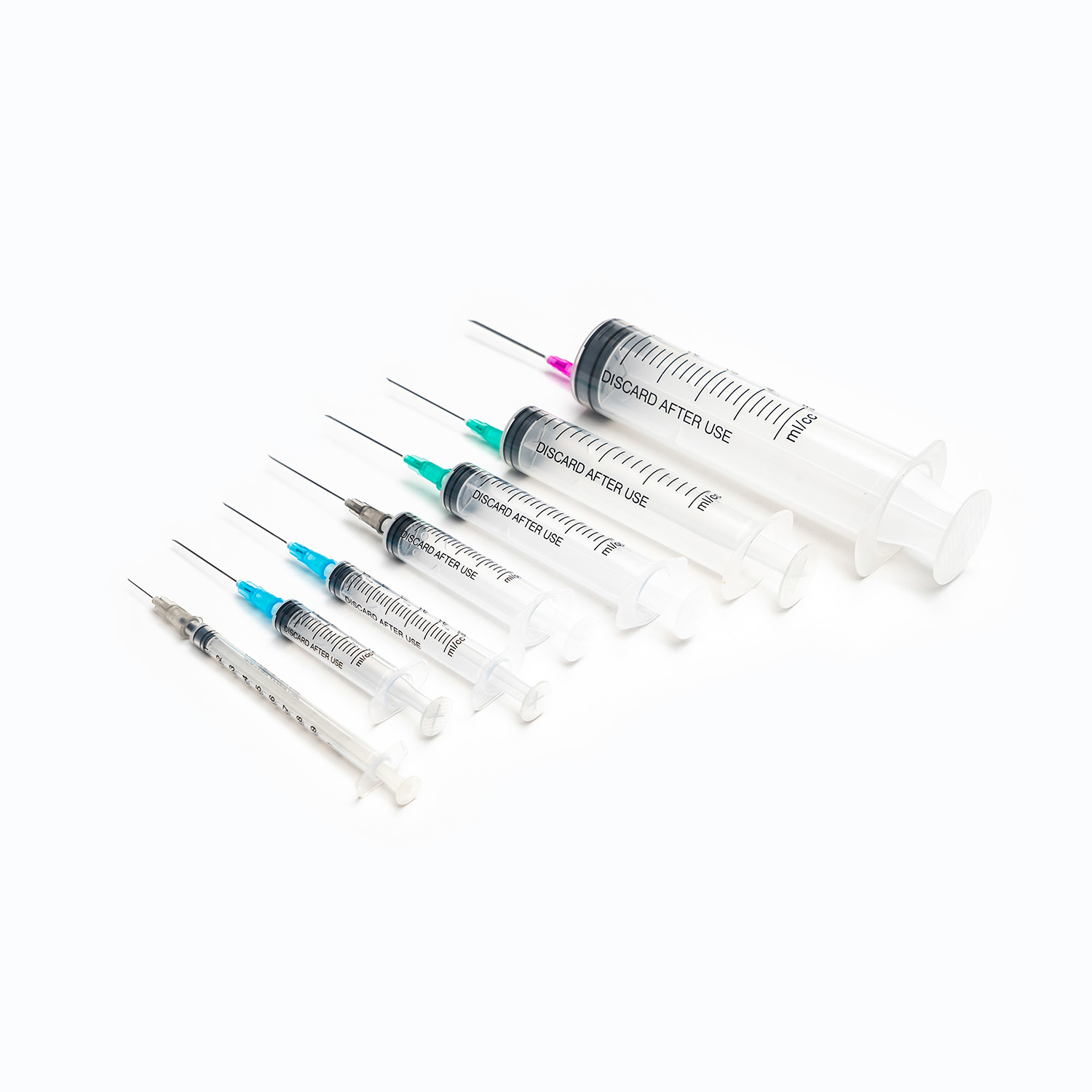 Luer Slipによる使い捨て注射器